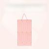 Pink Hanging Jewelry & Hair Accessory Organizer Bag - Felt Wall-Mounted Storage with Multiple Compartments for Headbands, Ribbons, and More