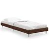 VidaXL Cadre de lit chêne marron 75x190 cm bois d'ingénierie 832316