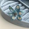 Open Ring Enamel Flower Ring Daisy Irregular Enamel Ring Personality Heart Ring  Gift