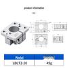 Rotary Bracket Cylinder Fastener LBLT2-20 Steel Pipe Clamp Connector SMBU