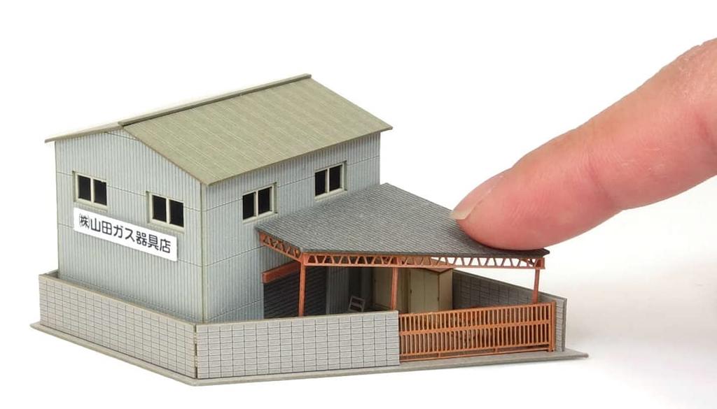 Sankei Miniature Art Petit Town Factory Paper Craft 1/220 MP01-160