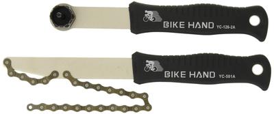 BIKE HAND Shimano Ritzelset (Sicherungsring) Installation/Entfernung YC-501A/YC-126-2A-BK