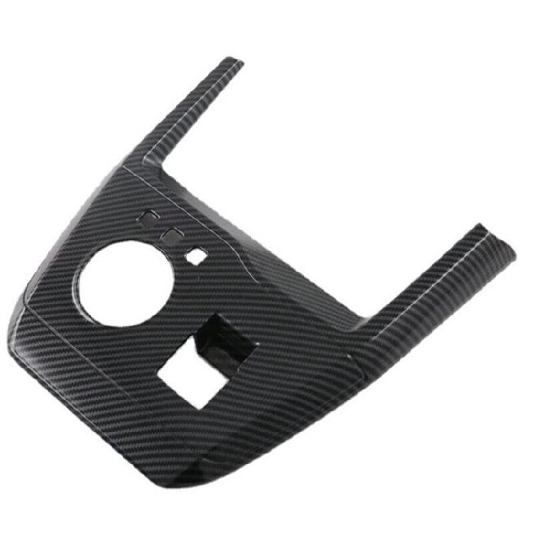 Carbon Fiber Style For EVMulan Gear Shifts Panel Center Console Cover Trim Frame