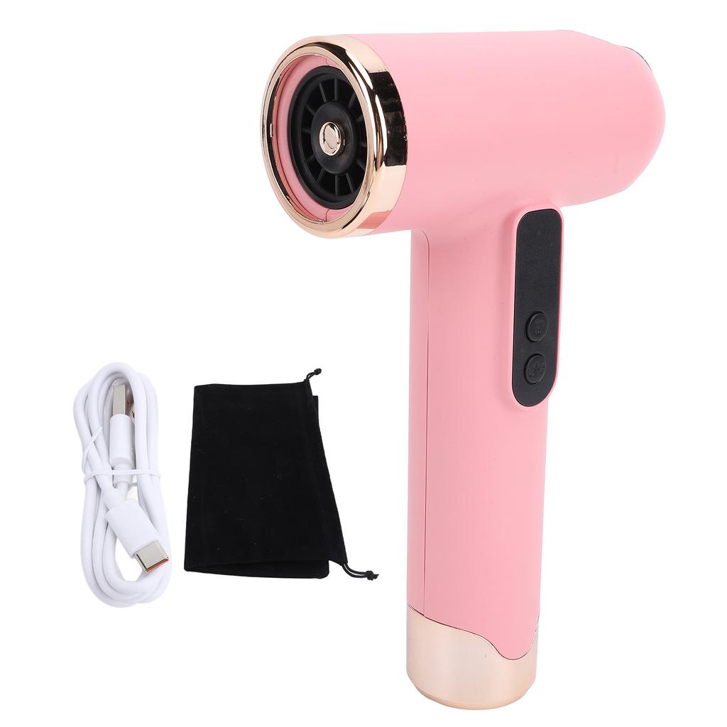 Cordless USB Charging Hair Dryer 100000RPM 200W Blow Dryer Portable Quiet Hair Dryer for Home Dormitory