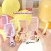 3Pcs Plastic Anti Static Straight Combs Portable Cartoon Sanrio Mini Comb Candy Color Fine-Toothed Detangling Combs For Children