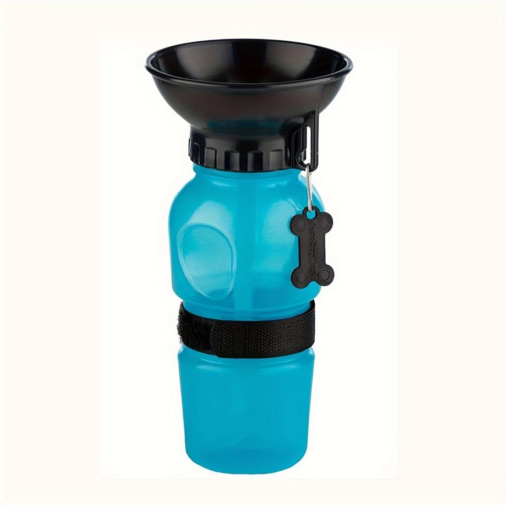 

1 Piece Durable Portable Pet Water Bottle Water Container Storage Leak Proof Drinking Bowls For Dogs Travel Feeder Pet Accessories 500ml синій