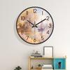 10/12 Inch Fashion Creative Wall Clock Silent Nordic Artist Living Room Bedroom Wall Watch Oil Painting Style Home Decoration