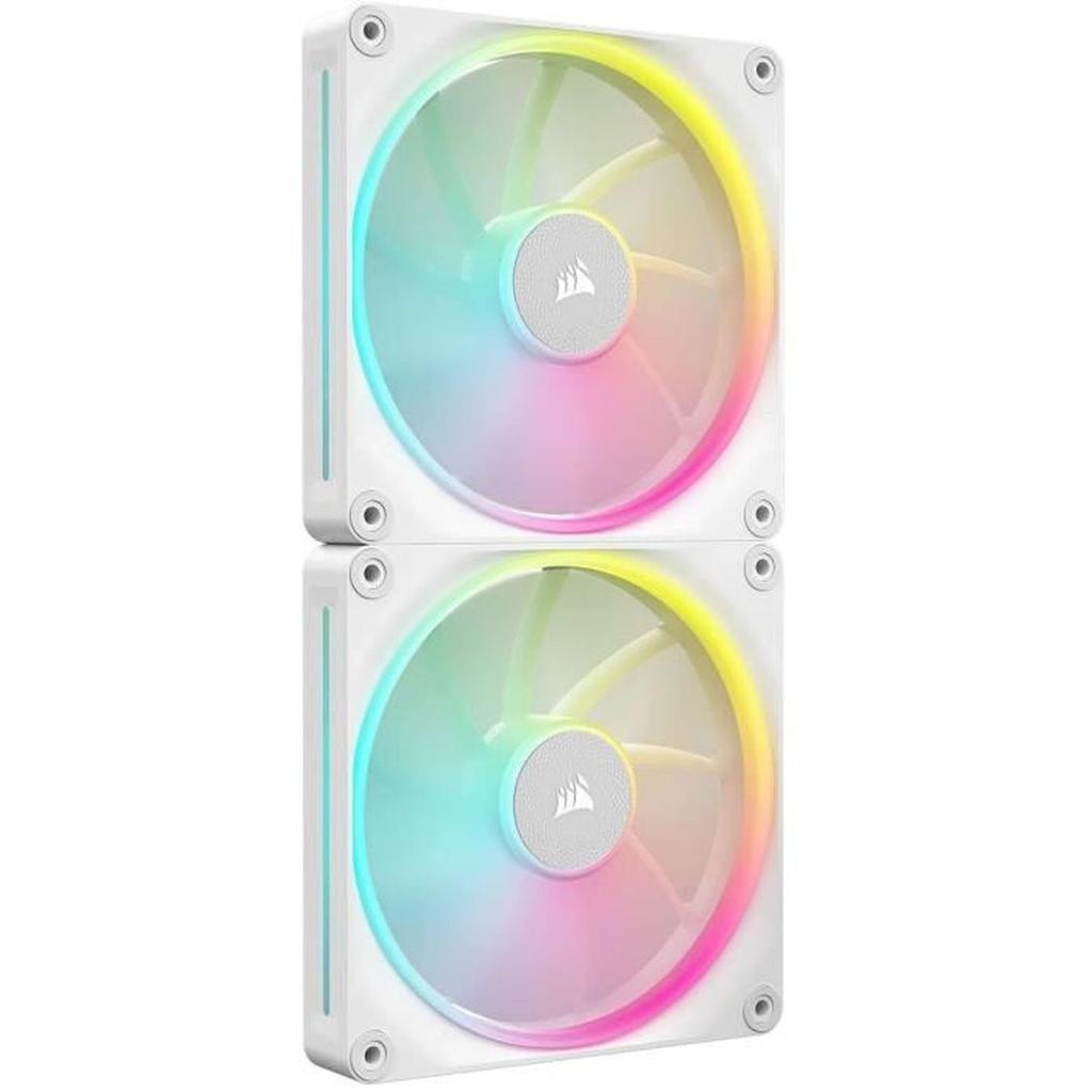Refroidissement PC - CORSAIR - CO-9051032-WW - Kit de démarrage ventilateurs iCUE LINK LX140 RGB White Dual Fan