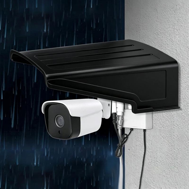 Waterproof Turret Dome Camera Shield Cover 1 Set Rainproof Protective Box for Outdoor Wall Mount Installation