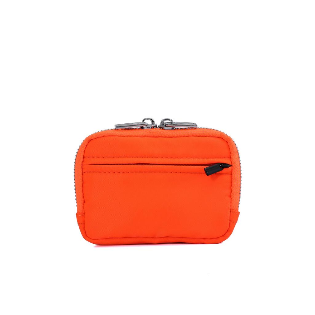 Compacte RFID Munt-, Kaart- & Sleutelhouder - Diefstalbestendig, Effen Kleur Design