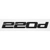 ABS Adesivo Emblema Logo Lettere Baule Posteriore Auto Per BMW Serie 2 216d 218d 220d 225d 228d 230d 235d 240d F22 F23 F45 F46