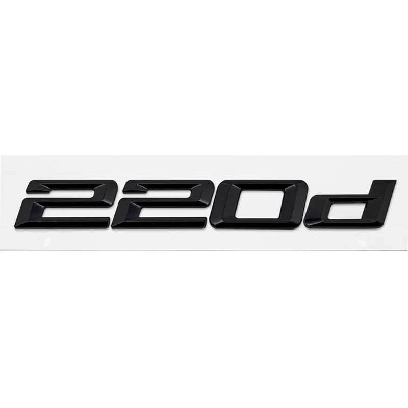 ABS Adesivo Emblema Logo Lettere Baule Posteriore Auto Per BMW Serie 2 216d 218d 220d 225d 228d 230d 235d 240d F22 F23 F45 F46