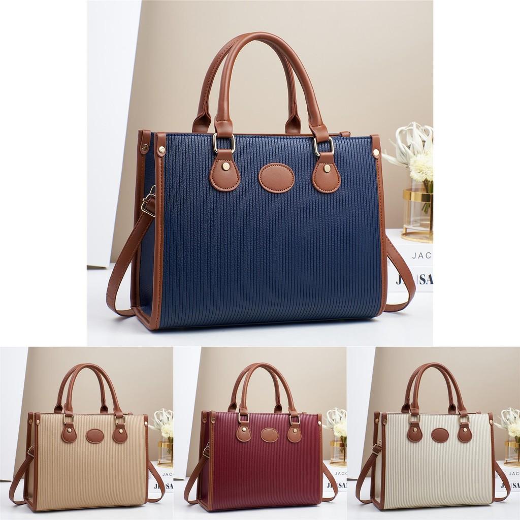 Trendy Colorful Pu Tote Bag Ideal For Commuting With Versatile Storage Options