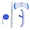 Portable Swimming Pool Cleaner Set Suction Head Telescopic Rod with Brush Pool Cleaning Tool