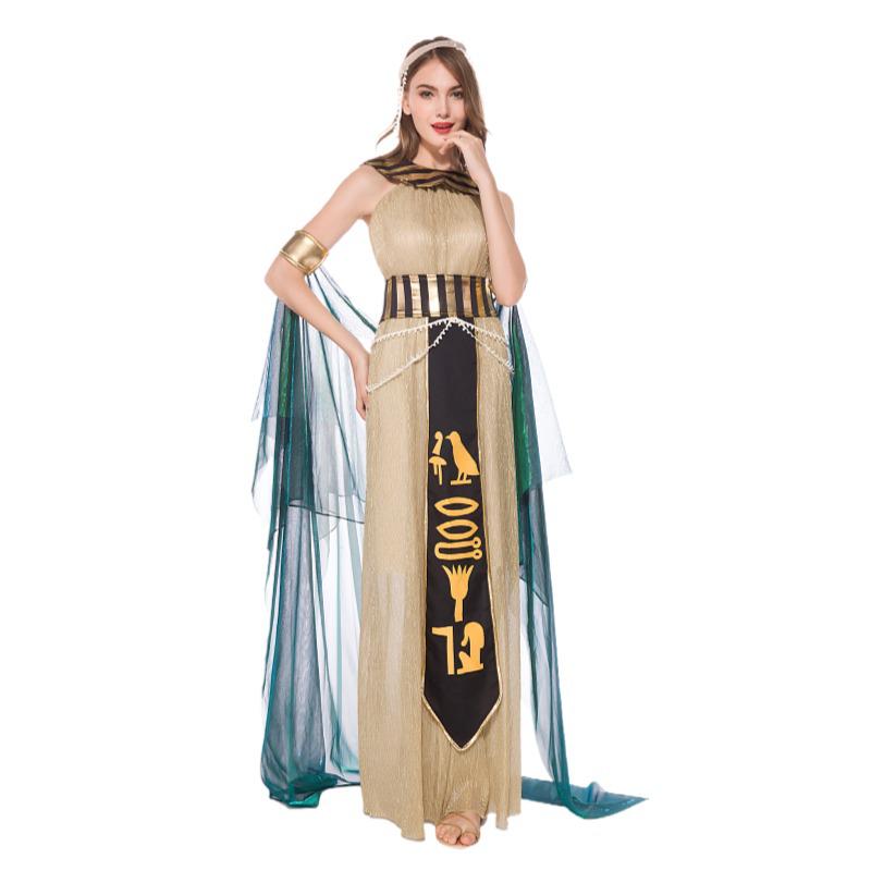 Couple's Halloween Greek God and Egyptian Pharaoh Costume