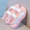 Summer Open Toe Soft Sole Girls Sports Princess Sandals Casual Student Kids Beach Shoes