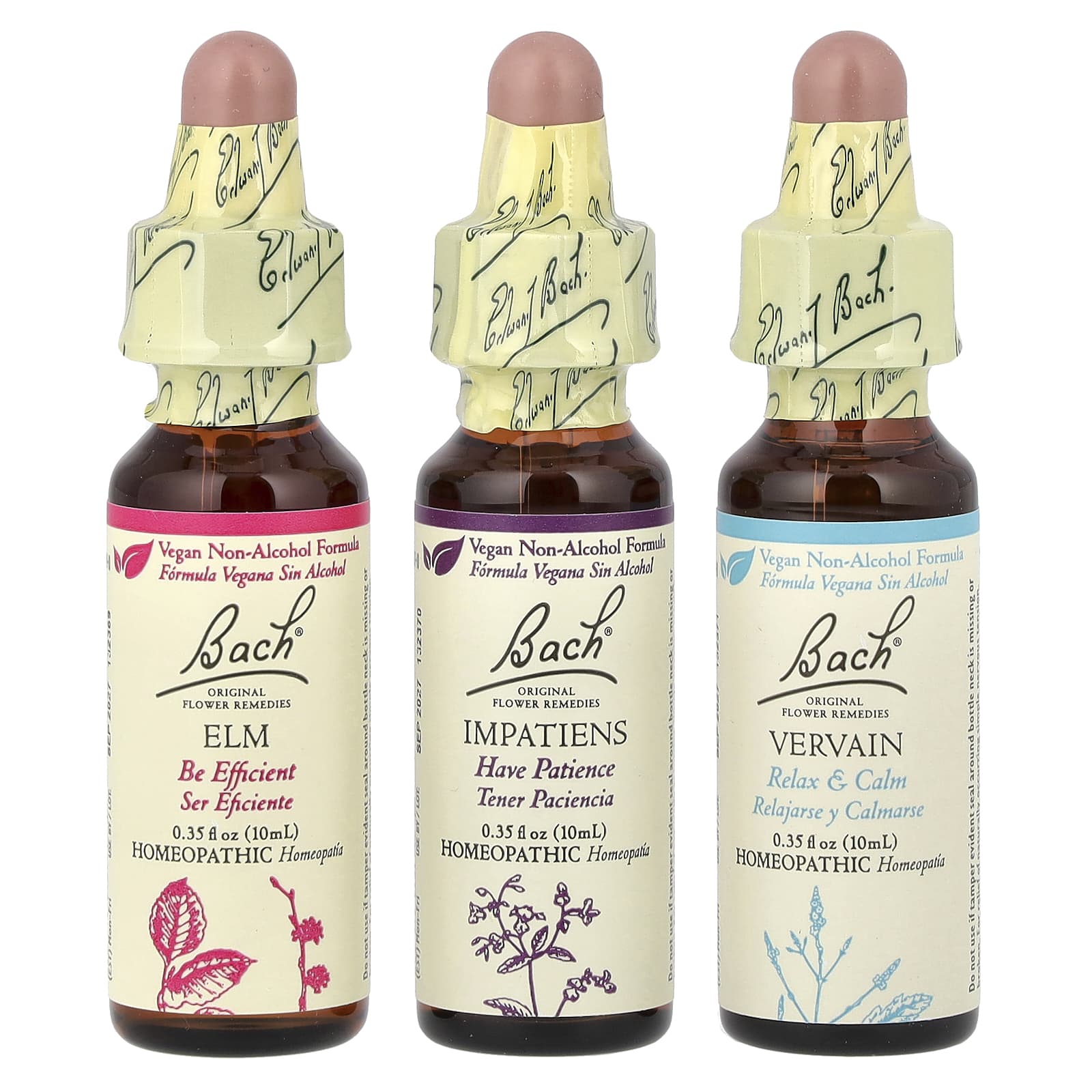 

Original Flower Therapy Kit, Get It Complete, 3 Droppers, 10Ml (0.35Fl Oz) Each