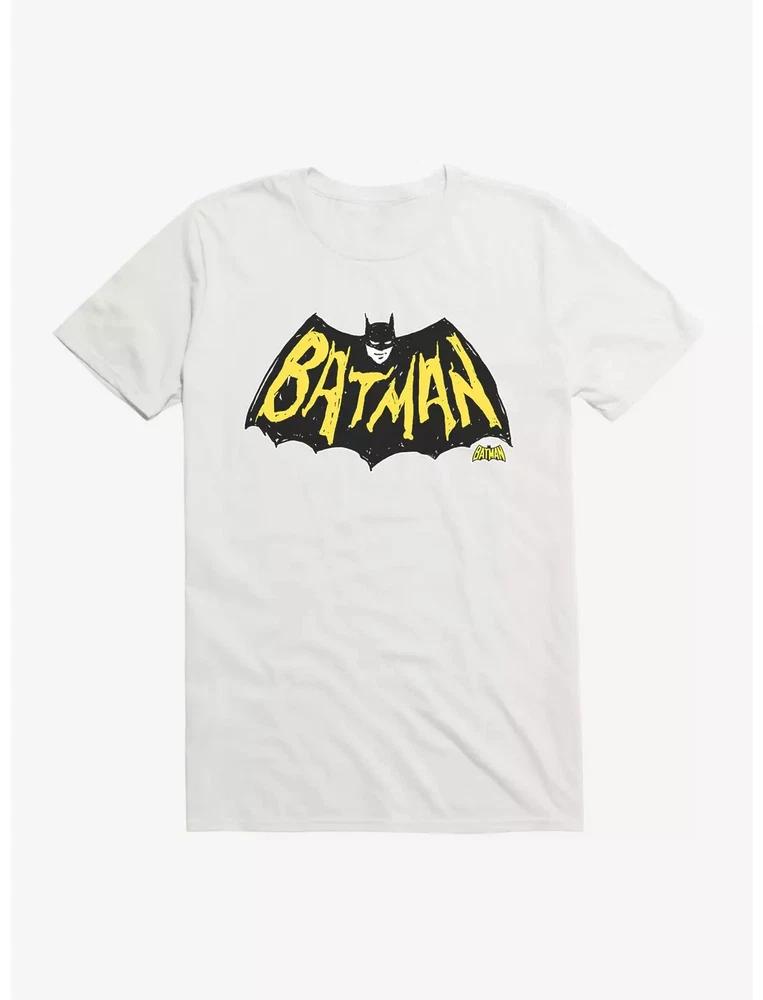 Comics BatUnisex Bat Logo White TShirt S