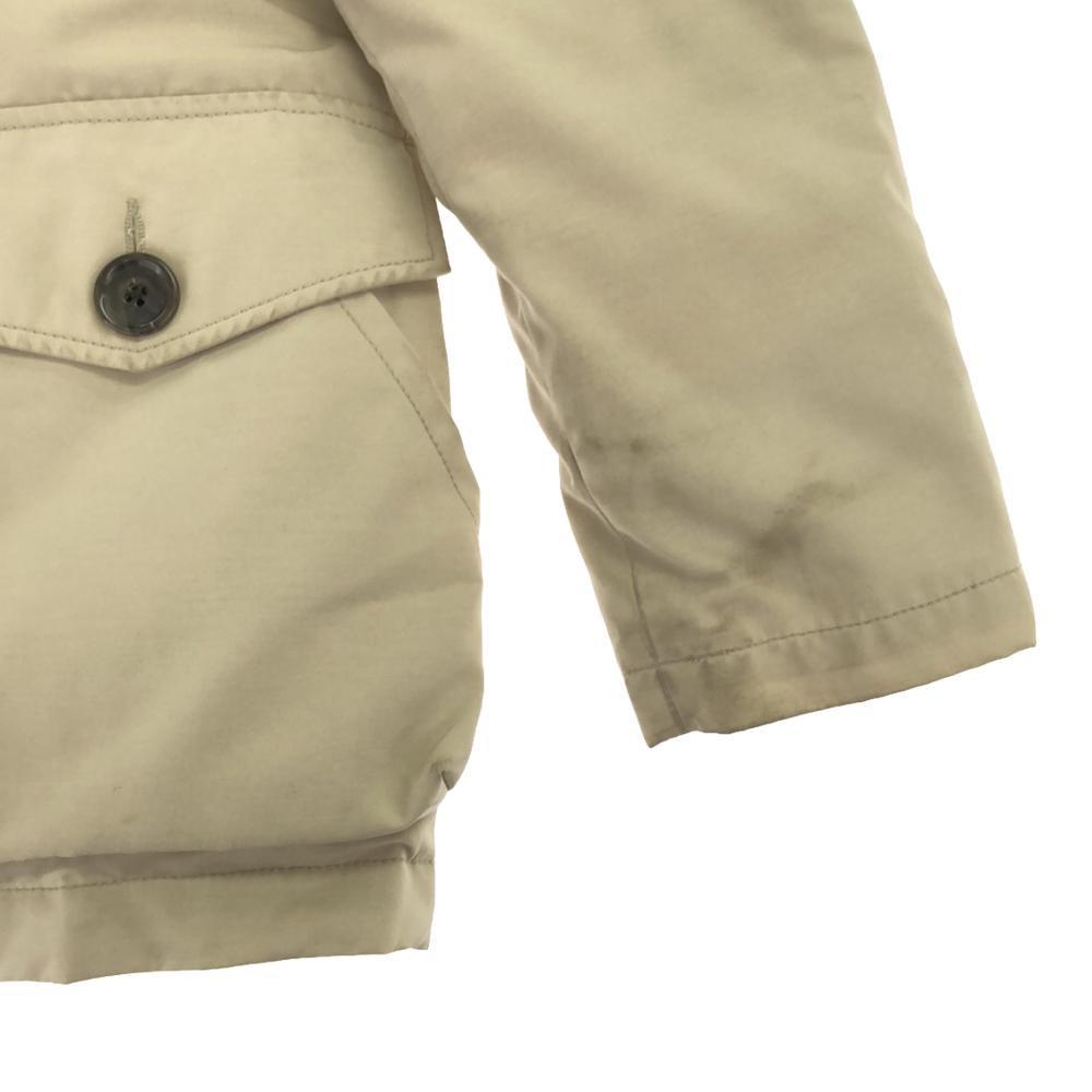 Chaqueta de plumón con capucha y parche con el logo de Danton 34 beige Mujer Usado