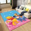 1 Stück Winnie Puuh Muster Teppich Läufer Rutschfester Teppich Handwaschbar Fußmatte Geeignet für Wohnzimmer Schlafzimmer Heimdekoration Raumdekoration