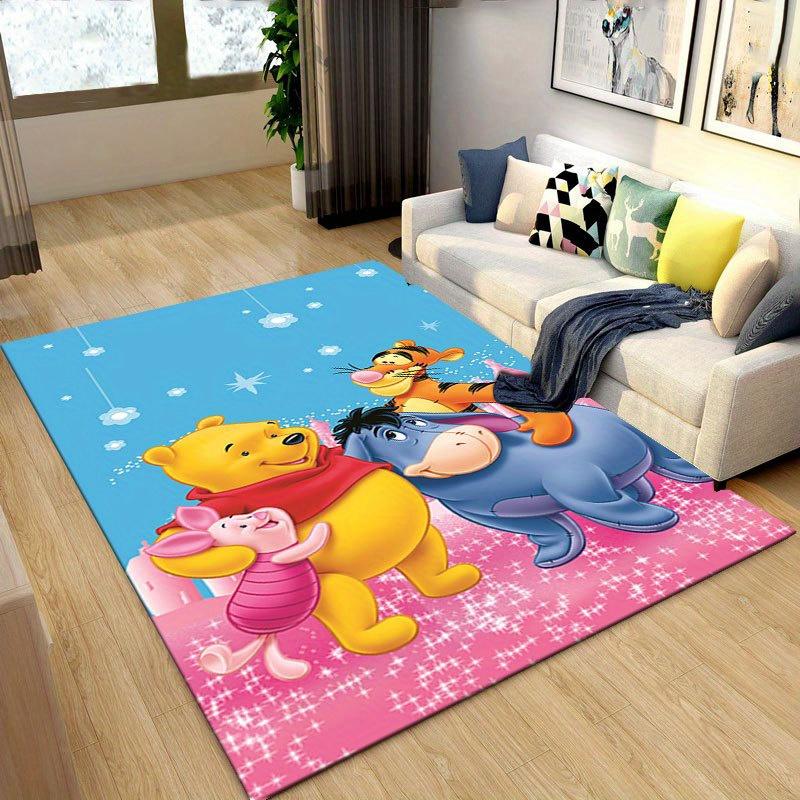 1 Stück Winnie Puuh Muster Teppich Läufer Rutschfester Teppich Handwaschbar Fußmatte Geeignet für Wohnzimmer Schlafzimmer Heimdekoration Raumdekoration