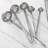 1pc Stainless Steel Ladle Soup Long Handle Ladle For Kitchen Cooking Soup Sauce 30/60/90/120/150/180ml