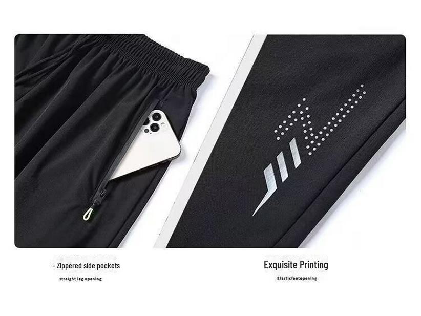 Ανδρικά Καλοκαιρινά Αθλητικά Σορτς από Μετάξι Πάγου - Αναπνέοντα, Φαρδιά, Ελαφριά, Μεγάλο Μέγεθος