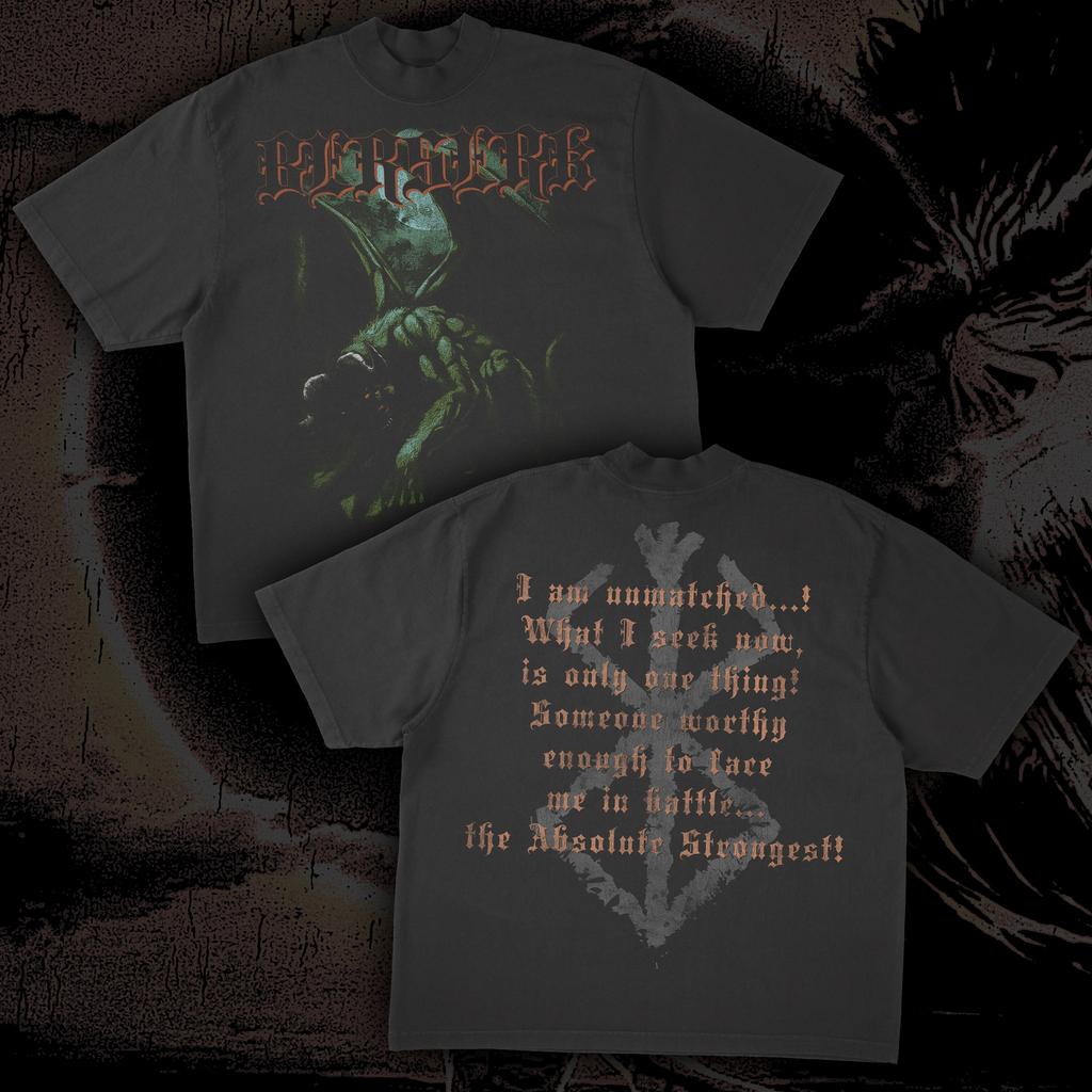 Men's T-shirt Berserk Anime Graphic Oversized Y2k Cotton T-shirts Man Women T-shirt Hip Hop Casual Short Sleeves Men's Clothing