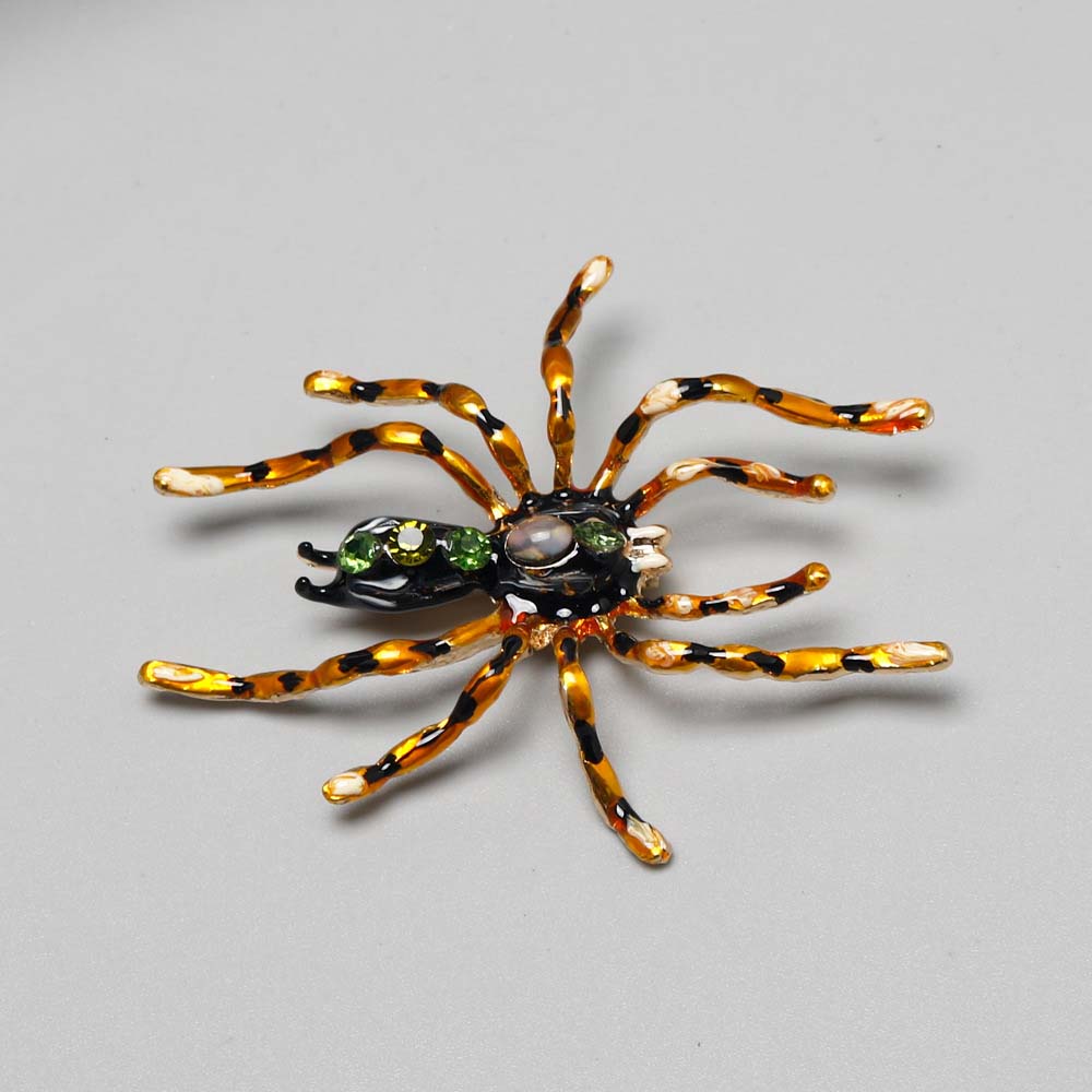 Bag Ornament Halloween Spider Brooch Clothes Backpack Poisonous Spider Brooches  Jeans