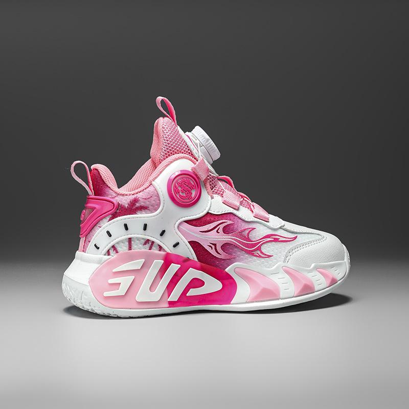 Tênis de Couro Respirável Estilo 2025 para Meninas - Basquete e Corrida