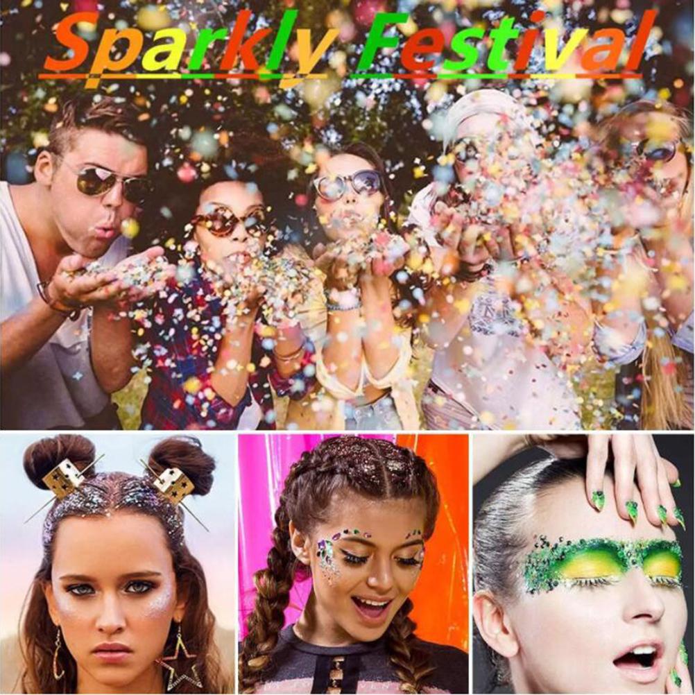 Glitter Tattoo Kit 24 Color Temporary Flash Tattoos Set for Kids and Adults Body Nail Glitter Art Paint for Festivals