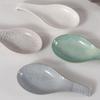 European Style Porcelain Spoon Rest Anti-skid Texture Ladle Holder Utensils Holder  Restaurant