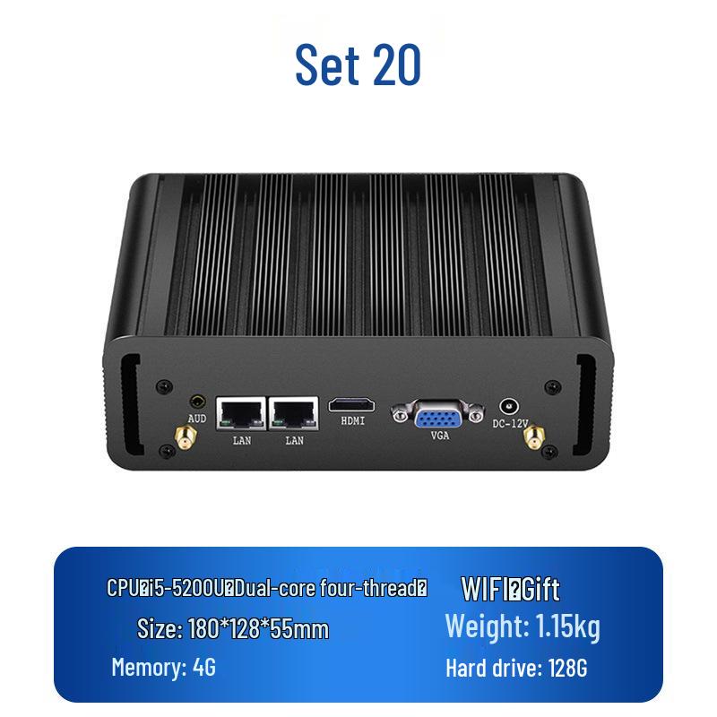 Quad-Core J1900 Dual-Netzwerk Embedded Industrie-Mini-PC