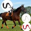 1PC Black/Red Double/White Sided Pu Leather Riding Whip Party Ride Beginner Harmless Race Cars Equestrian Sports Essential Spurs
