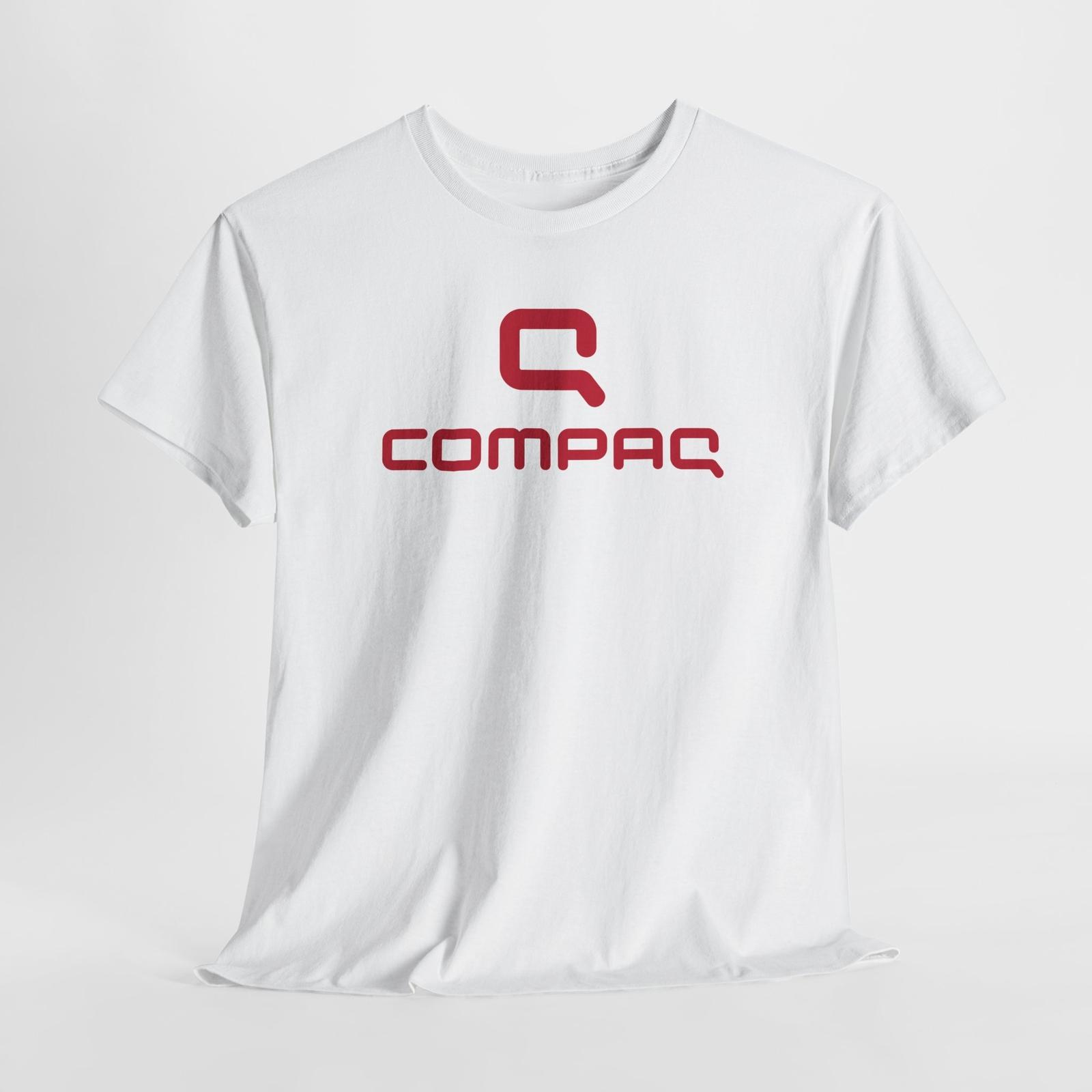 Vintage Computer Geek T-Shirt Mens Womens Tees Top Tee, Compaq Computer Corporation Logo T-Shirt Mens Womens Tees Top, 3XL