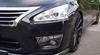 Carbon fiber fog lamp cover garnish for Toyota Teana L33 mini Inspection compliant (includes cloth) -