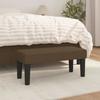 346619 vidaXL Bench Dark Brown 70x30x30 Cm Fabric