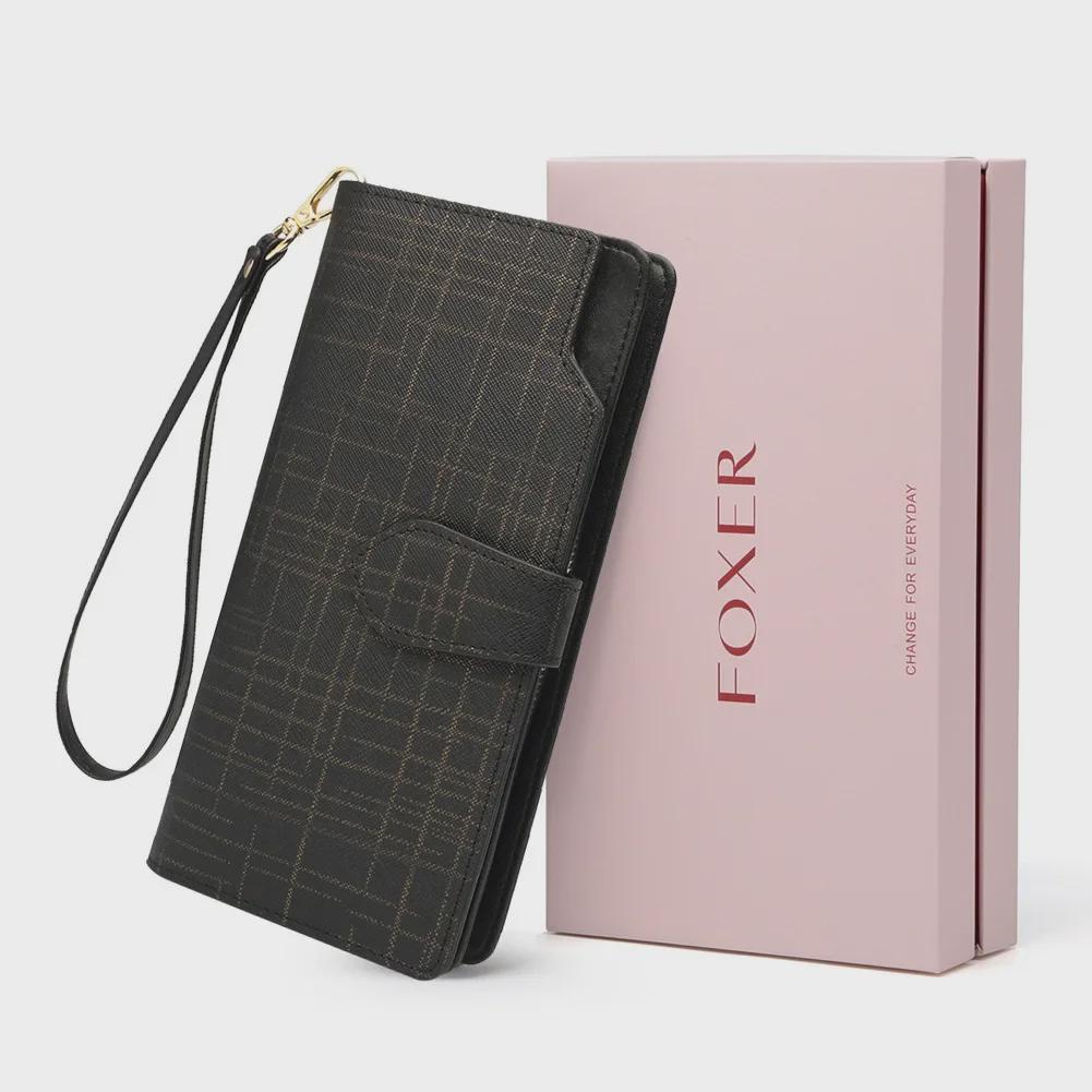 Women's 2024 Luxury Two-Layer Cowhide Long Clutch Wallet