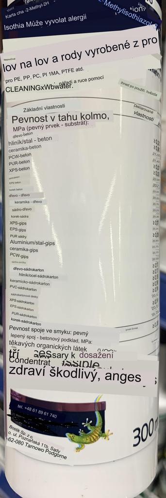 Adhesive for Gypsum Plaster Decorative Moldings and Styrofoam