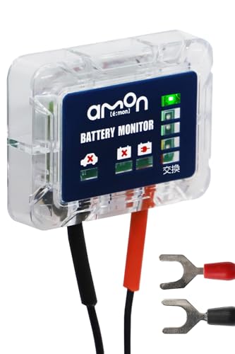 

[Amazon.co.jp exclusive] Amon Battery Monitor (Evaluates 4 items: charging voltage abnormality, starting voltage abnormality, insufficient chargi
