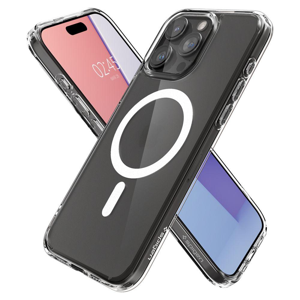 Spigen Ultra Hybrid Mag Magsafe Iphone 15 Pro Frost Clear