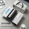 RELEA Men's Pure Titanium Lined Insulated Tea Thermos with Temperature Display