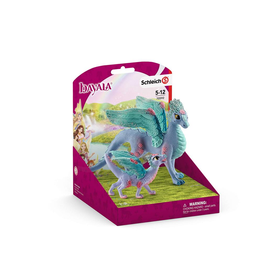 Schleich Bayala Flower Dragon and Child Figure 70592