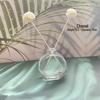 Retro Embossed Transparent Glass Vase: French-Inspired Luxury Home Decor for Living Room