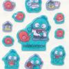 Sanrio Hangyodon Puffy Stickers ( Retro ) Japan NEW