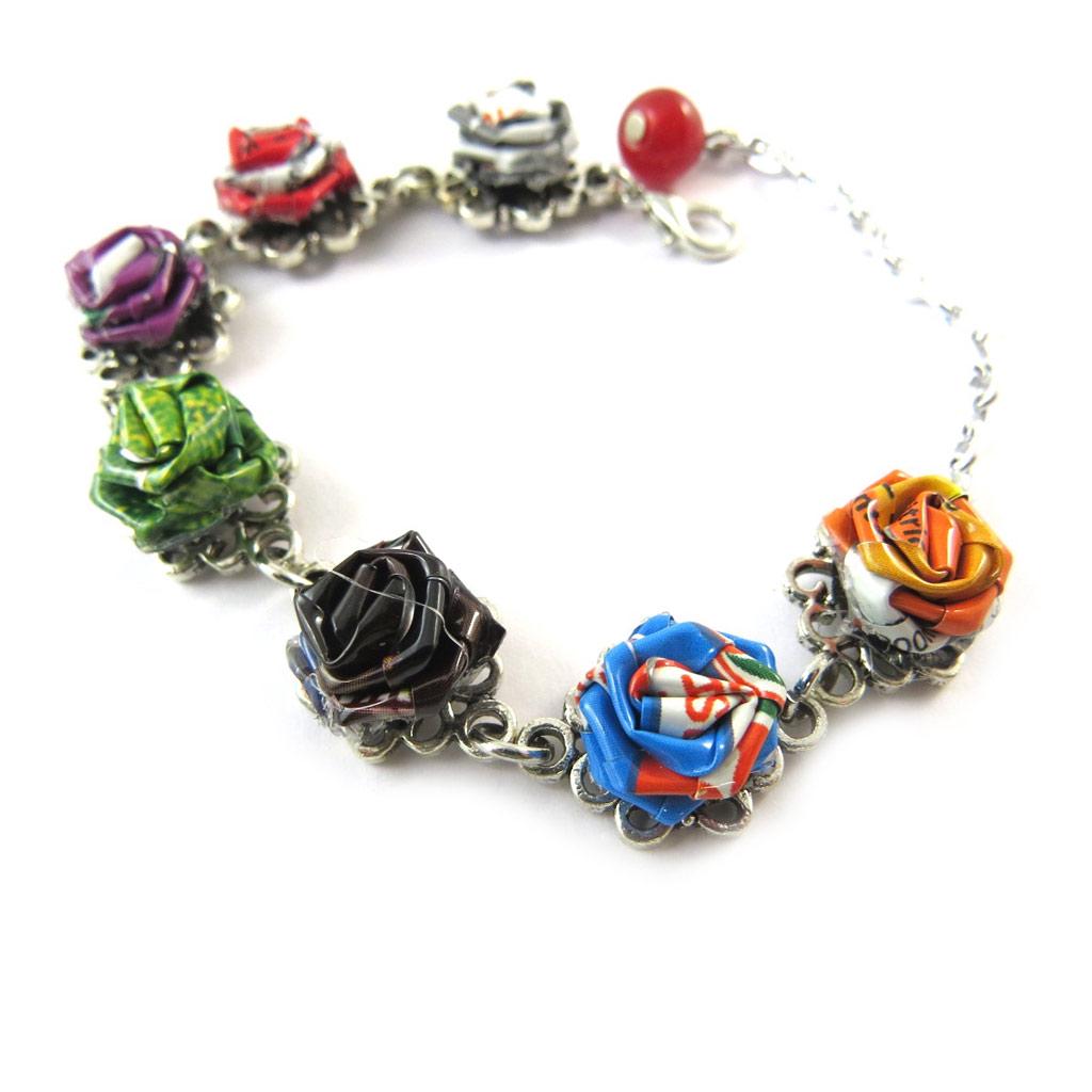 Les Trésors De Lily [N9570] - Multicolored 'New Life' Artisanal Bracelet (handmade)