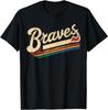Vintage Braves Name Retro Classic T-Shirt