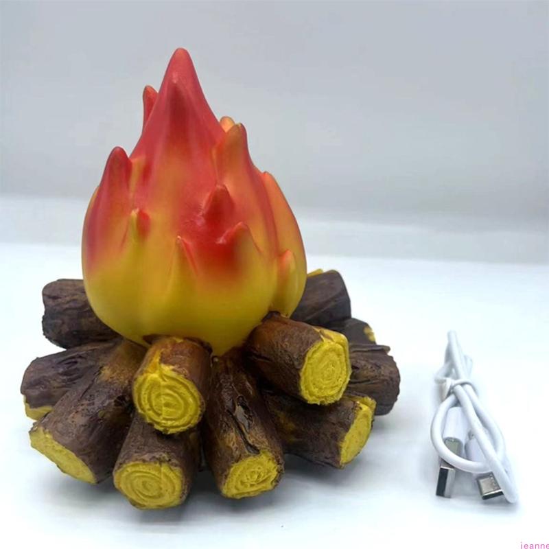 

Portable Resin Flame Simulation Light Wood Fire Decorative Desktop Ornaments Indoor Outdoor Flame Effect Lamp Enduring China Mainland
