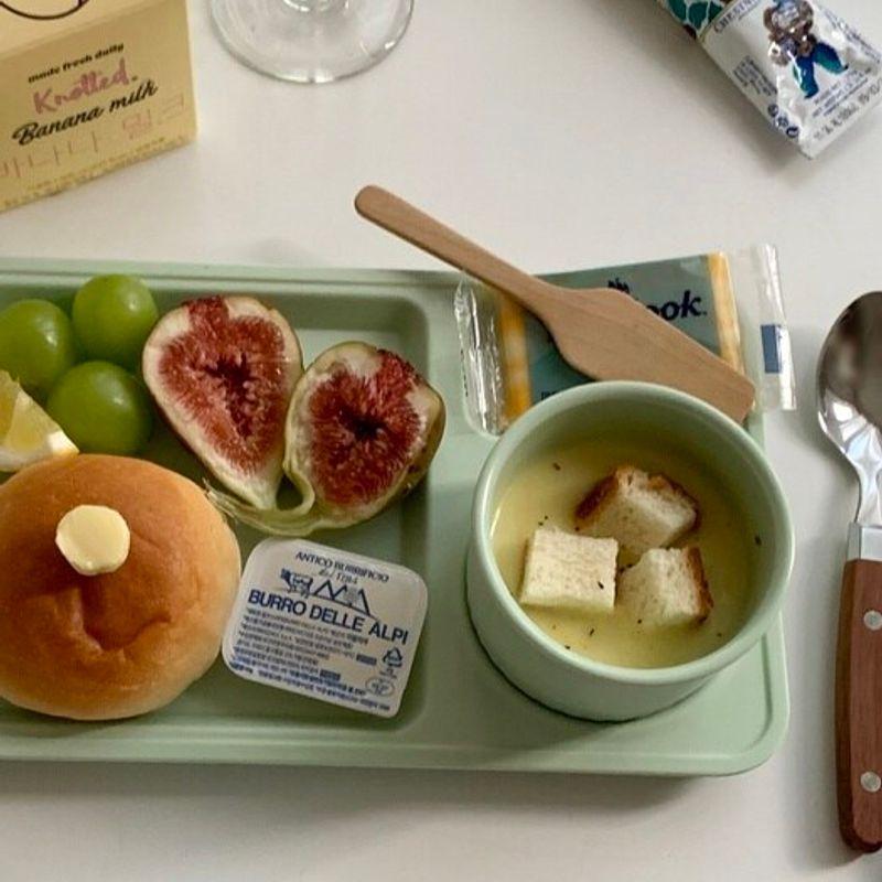 Elegant Table Heyday Mini Square Plate Set 5 Colors (Diet Plate, Friend Gift, Home Cafe, Solo Dining)