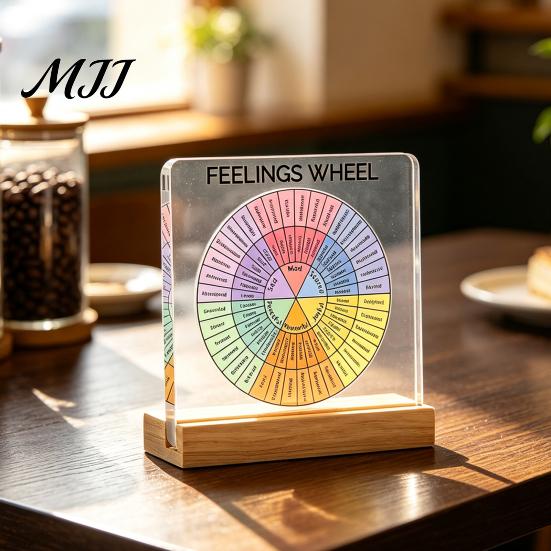 Desktop Spiritual Support Motivational Mental Health Decoration, Acrylic Sign with Wooden Stand, Quote Office Desk Decor, Inspirational Table Ornament